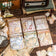 45pcs Vintage Flower Plant Label Stickers Junk Journal Ephemera Floral Stickers Aesthetic DIY Album Scrapbooking Supplies Pack