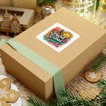 Joyful Vibes Sticker — Colorful Sun & Seashell  Sticker