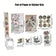 200 Pieces Vintage Ephemera Scrapbooking Supplies Pack for Journaling, Decoupage Paper Stickers Kit for Bullet Junk Planners