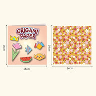 80 pcs Colorful Double Sided Origami Paper Fold Art Material DIY Handmade Folding Papers Flower Craft Paper Scrapbooking Decor