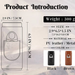 Personalized Cigar Case with Cigar Cutter for Groom Best Man Wedding Party Gift Custom Cigar Humidor Case Groomsmen Gift