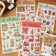 Cute Stickers Washi Paper Materials Creativity Adhesive Diy Scrapbook Sticker hand made Decorative junk journal supplies