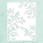 1pcs DIY Bird Branch Stencil for Wall Painting Decoration | Reusable Craft Template for Art Journals