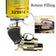 Cool Gun Shape Jet Flame Torch Lighter Adjustable Flame Windproof Refillable Butane for Cigar Gifts Outdoor (Without Butane Gas)