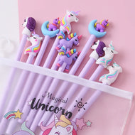 Kawaii Character Gel Pen Set | 10 Black Ink Pens