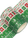 12 rolls/box of Christmas tree red green color washi tape, DIY photo album gift decoration supplies, foil stamping craft.