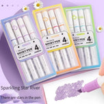 Kawaii Glitter Highlighter Pen Set