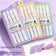 Kawaii Glitter Highlighter Pen Set