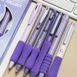 Pink Heart Kawaii Retractable Pen Set – 6 Piece Journaling & Planner Pen Collection