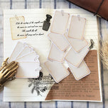 10 Pcs Yellow Memo Pad Vintage Stickers Junk Journal Ephemera Tag DIY Album Collage Aesthetic Stickers Scrapbooking Material