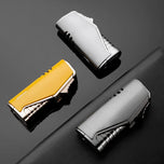 JOBON new Triple Torch Jet Metal Lighter Pipe Lighter with Cigar Cutter Visible Transom Windproof Flame Accessories Gadgets Men