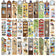 30PCS Cartoon Cat World Bookmark Card Reading Laptop Luggage Waterproof Graduation Students Graffiti Stationery Pages Bookmarks