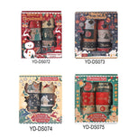 8 rolls/box of Christmas patterned washi tape, suitable for DIY album border decoration materials, with hot stamping process.