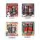 8 rolls/box of Christmas patterned washi tape, suitable for DIY album border decoration materials, with hot stamping process.