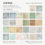 50 sheets Craft Vintage Scrapbooking Paper Kawaii Art Junk Journal Deco Sticker Natural Collection DIY Material Paper