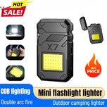 X7 Charging Lighter with Flashlight Illuminated Waterproof & Windproof Mini Cigarette Lighters&Smoking Accessorie Cigar Ignition