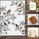 1pcs DIY Bird Branch Stencil for Wall Painting Decoration | Reusable Craft Template for Art Journals