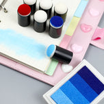 Ink Pad Ink Stamp Pad for DIY Craft Rubber Self Inking Roller Stamps Stationery Album for Scrapbooking Paper Decoration