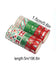 12 rolls/box of Christmas tree red green color washi tape, DIY photo album gift decoration supplies, foil stamping craft.