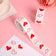 100-500Pcs Red Pink Heart Stickers for Valentines Day Wedding Gift Packing Bag Packaging Labels Love Scrapbooking Diy Stickers