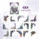 30 Pcs Flowers Corner Stickers PET sticker package DIY diary decoration sticker album scrapbooking Junk Journal