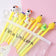 10Pcs / Set Cute Gel Pen Kawaii Random Pattern Unicorn Pony 0.5m Black Gel Ink Pen School Stationery Office Suppliers Gifts