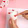 100-500Pcs Red Pink Heart Stickers for Valentines Day Wedding Gift Packing Bag Packaging Labels Love Scrapbooking Diy Stickers