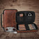 Travel Cigar Humidor Portable with 4 Cigar Tube, Leather Cigar Case Include V-Cutter, Cigar Accessories Gift for Cigar lovers