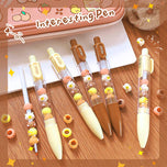 Aesthetic stationery items back to school Writing pens capybara gel pens Elegant pens Kawaii Stationery supplies cute pens