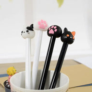 Cute Kawaii Cat Gel Pen Set – 10 Piece Novelty Writing Pen Collection