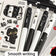 Kawaii Black & White Cat Gel Pen Set – 4 Piece Writing Pen Collection