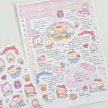 Kawaii Bear Journaling Stickers Diary Planner