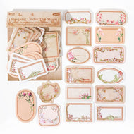 45pcs Vintage Plant Label Stickers Pack Junk Journal Ephemera Decorative Stickers Aesthetic Diary Album Scrapbooking Supplies