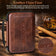 Travel Cigar Humidor Portable with 4 Cigar Tube, Leather Cigar Case Include V-Cutter, Cigar Accessories Gift for Cigar lovers