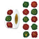 500PCS Christmas Seal Roll Stickers Exquisite Christmas Elements Envelope Label Stickers Decorative Blessing Creative Seal