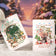 Christmas Die-Cut Washi Tape 1 Roll for Scrapbooking Journal DIY,Phone Case Decoration,Planner Stickers,Collage Art Supplies
