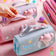 3D Kawaii Pencil Case Girls Decompression Pen Pouch Cute Waterproof School Supplies Aesthetic Organizer Box  Korean Stationery