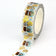 1X 10M Gold Foil Reindeer Snowflake Christmas Trees Snowman House Masking Washi Tape for Scrapbooking Planner Kawaii Papeleria