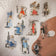 1pack/3pack  Stickers Traceable People Series 10pcs Vintage Retro Journal Backgrounds Female Ephemera Collage Base Decals