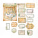 45pcs Vintage Flower Plant Label Stickers Junk Journal Ephemera Floral Stickers Aesthetic DIY Album Scrapbooking Supplies Pack