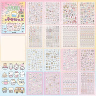 Cute Kpop Decorative Sticker Book Washi Paper Journal DIY Material Decoration Kawaii Stickers Scrapbooking Ins Stationery
