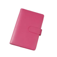 Macaroon Color A6/A5 PU Leather DIY Binder Notebook Cover Diary Agenda Planner Paper Cover School Stationery