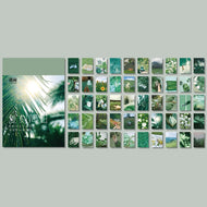 Yoofun 50 Sheets Natural Scenery&Art Paintings Stationery Stickers Book Aesthetic Landscape Cute Scrapbooking Planner Journaling