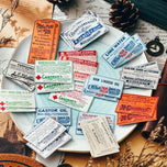 22Pcs France Style Vintage Stickers Junk Journal Ephemera Retro Label DIY Album Aesthetic Bottle Stickers Scrapbooking Material