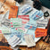 22Pcs France Style Vintage Stickers Junk Journal Ephemera Retro Label DIY Album Aesthetic Bottle Stickers Scrapbooking Material