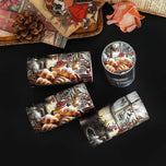 80mm*204cm Vintage Christmas Bakery Landscape Washi Tape Creative DIY Journal Material Collage Scrapbook Stationery