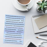 8 Sheets Bible Quote Stickers Inspirational Scrapbooking