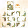 30 Pcs Flowers Corner Stickers PET sticker package DIY diary decoration sticker album scrapbooking Junk Journal