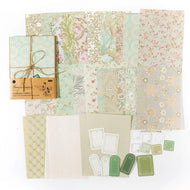 40Pcs Vintage Decorative Collage DIY Craft Background Paper Floral Handmade Paper Mix Material Junk Journal Planner Scrapbooking