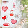Valentine Day Red Love Heart Stickers DIY Toy Gift Decorative Decal for Scrapbook Journal Diary Laptop Luggage Cups Waterproof